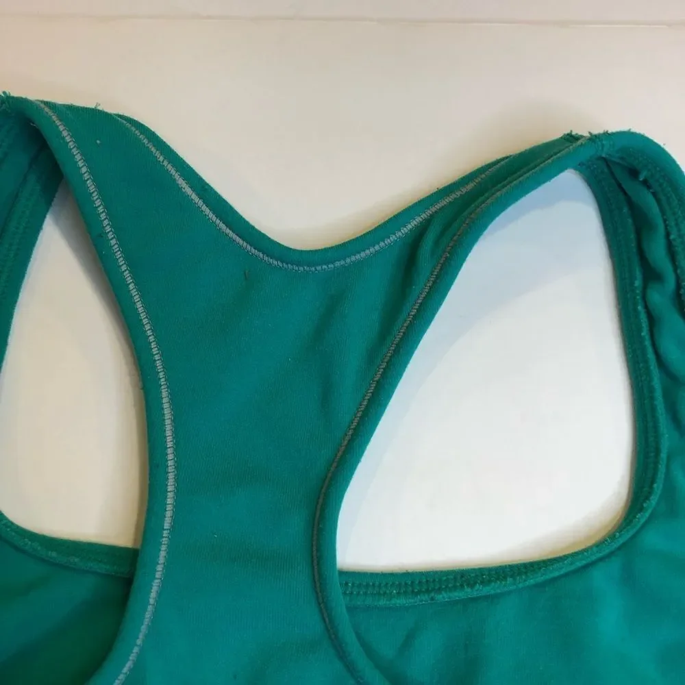 Green and gray racerback sports bra size 34 - Picture 8 of 8